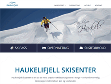 Tablet Screenshot of haukelifjell.com